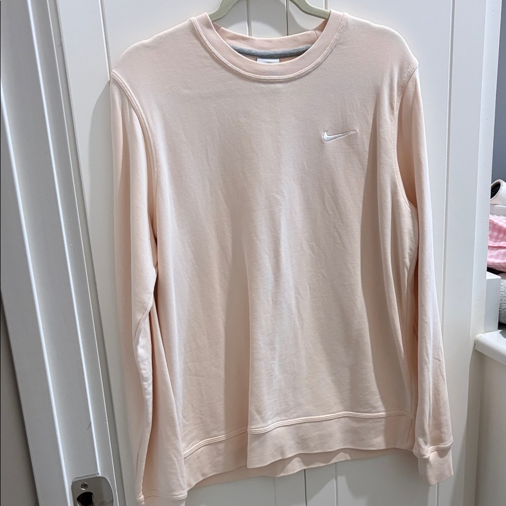 Nike Men's Light Cream Crewneck Sweater